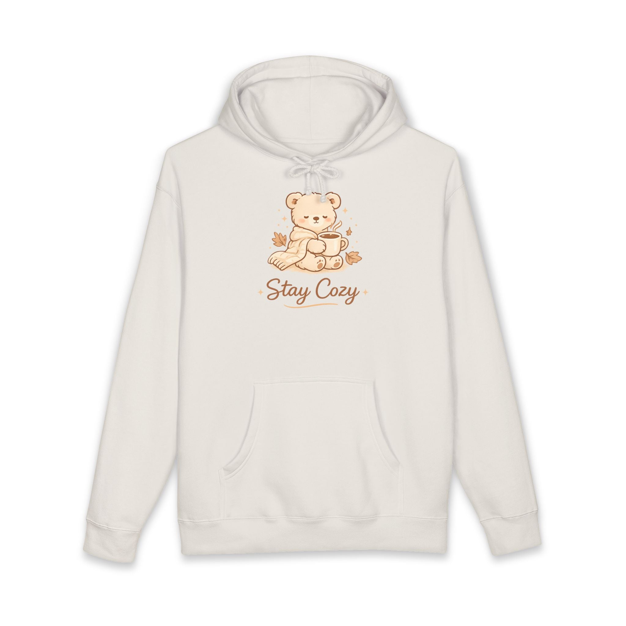 Stay Cozy Bear Women Hoodie – Cute Teddy Bear Pullover for Cozy Fall & Winter