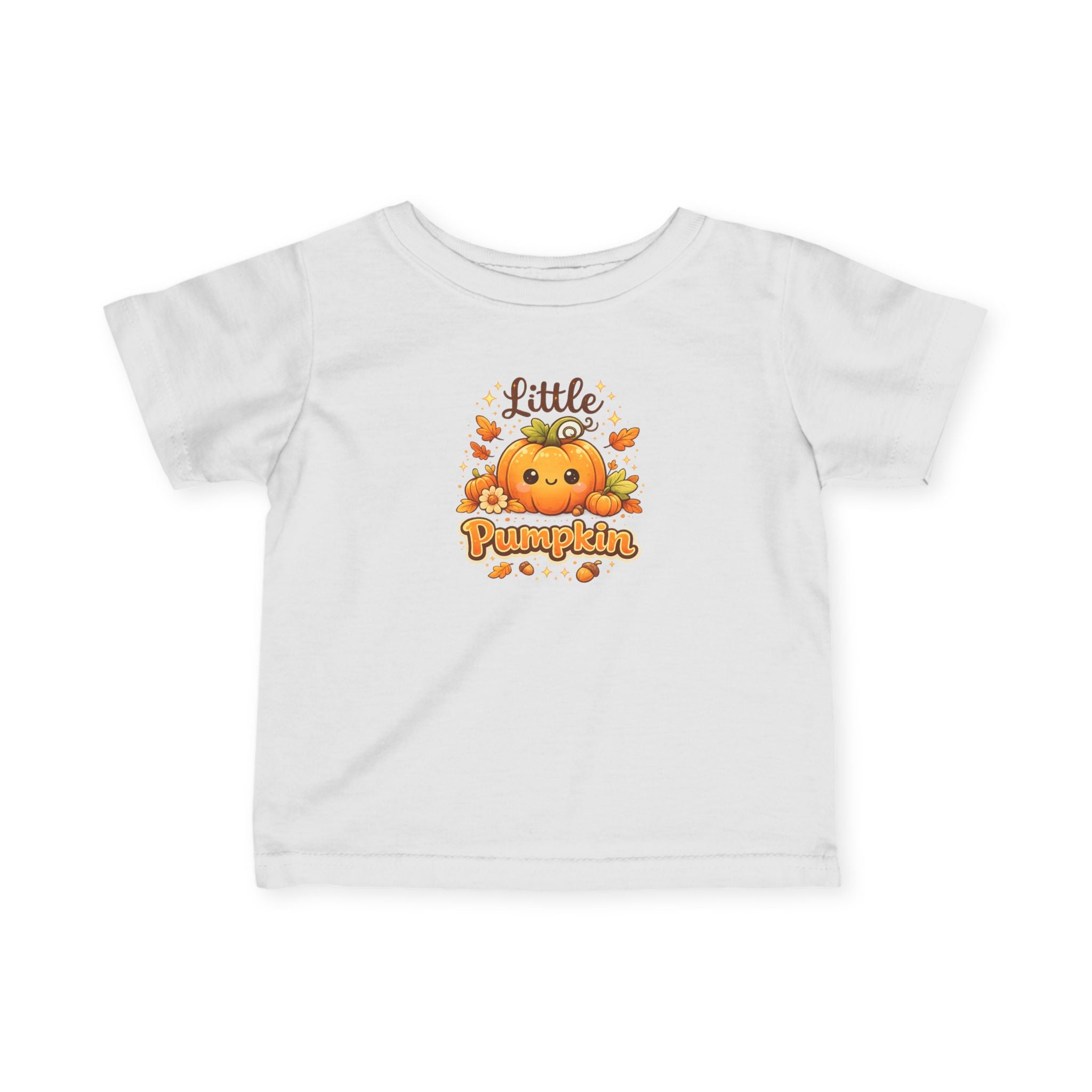 Infant Tee — "Little Pumpkin" Halloween Baby Shirt