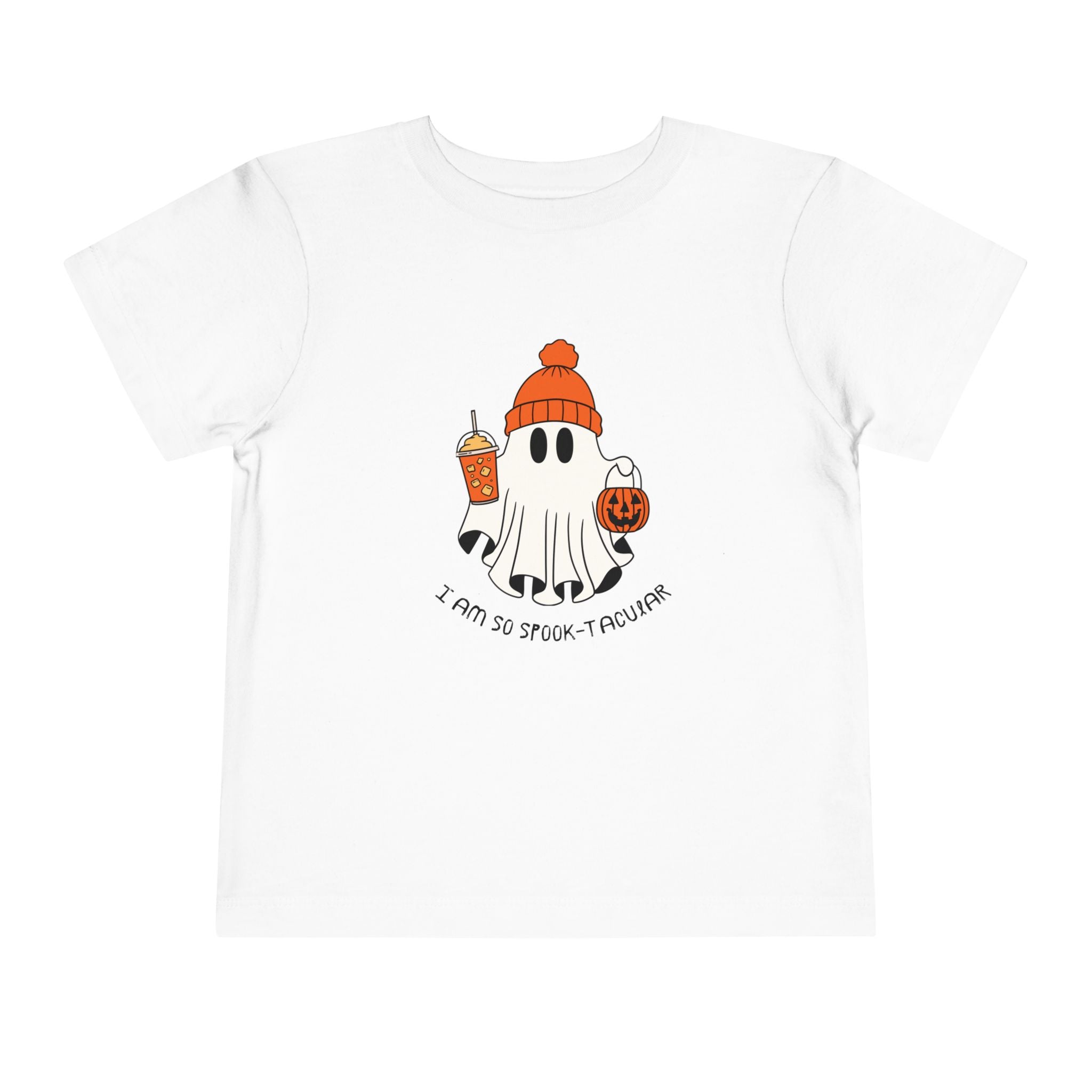 Toddler Tee — Cute Halloween Ghost 'I Am So Spook-tacular' Costume Shirt