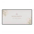Floral Minimalist Desk Mat — "Small choices, beautiful life." Office Mouse Pad