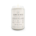 Scented Soy Candle 13.75oz — Aura & Nest Cotton: Long-Lasting, Clean-Burning Home Fragrance