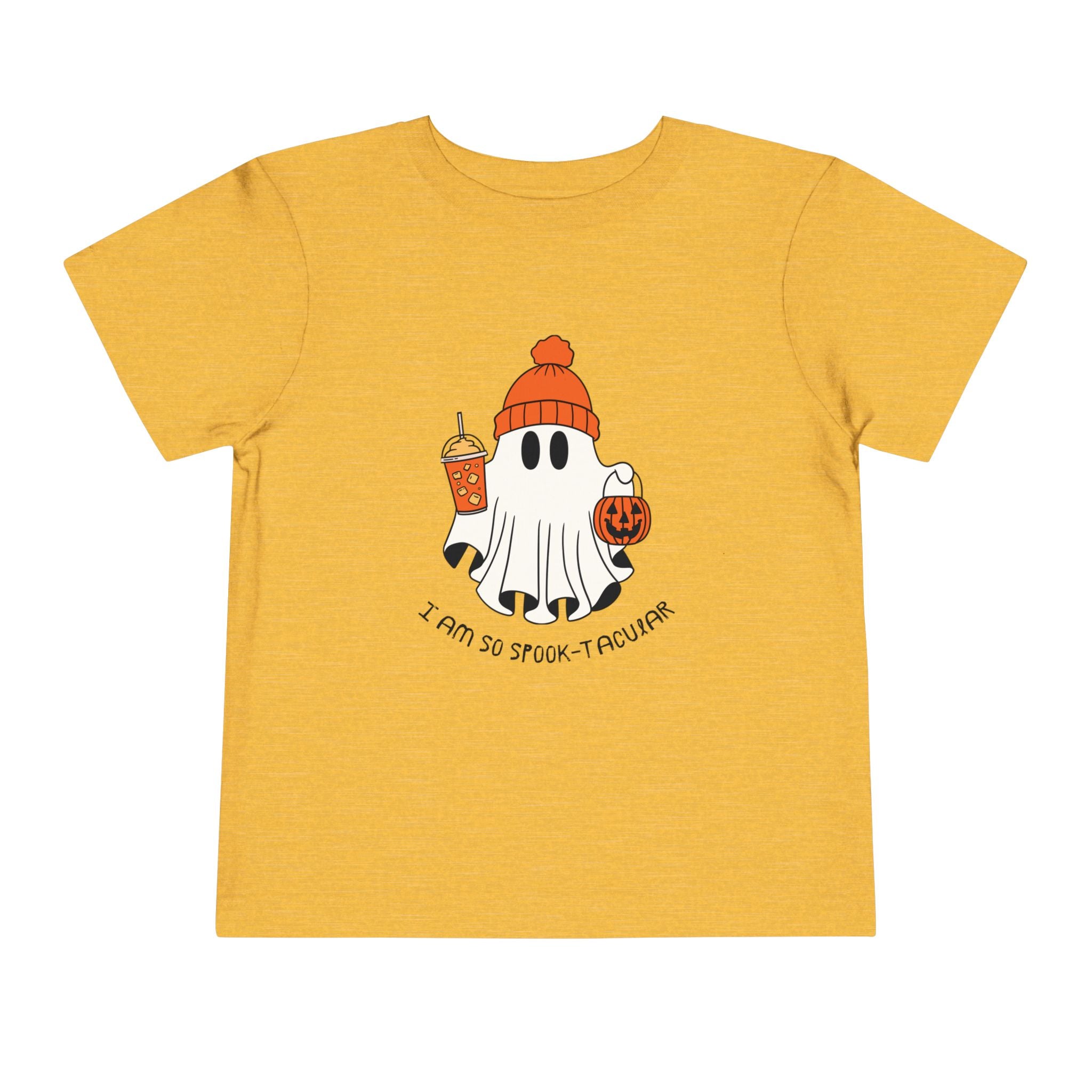 Toddler Tee — Cute Halloween Ghost 'I Am So Spook-tacular' Costume Shirt