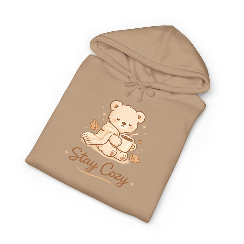 Stay Cozy Bear Women Hoodie – Cute Teddy Bear Pullover for Cozy Fall & Winter