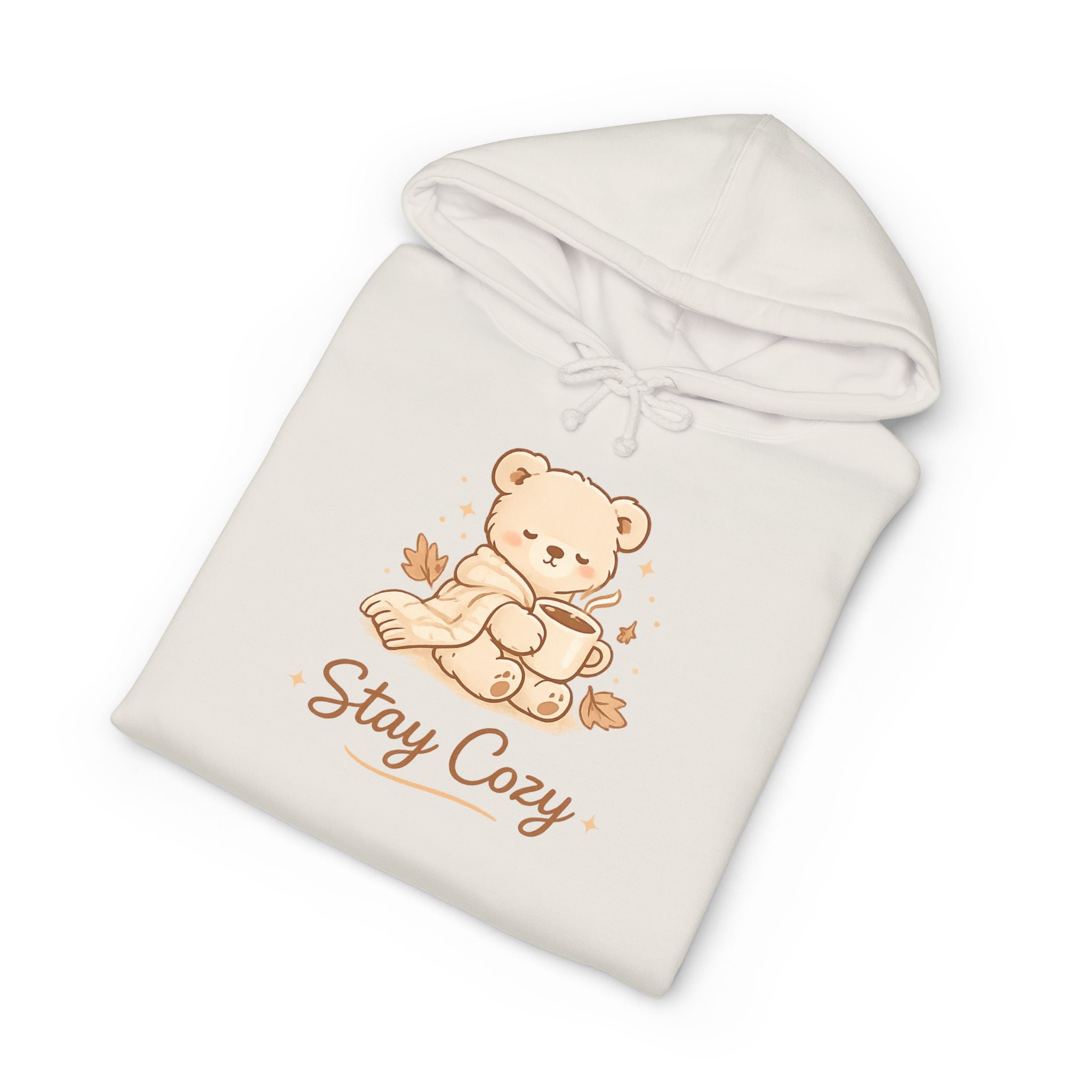Stay Cozy Bear Women Hoodie – Cute Teddy Bear Pullover for Cozy Fall & Winter