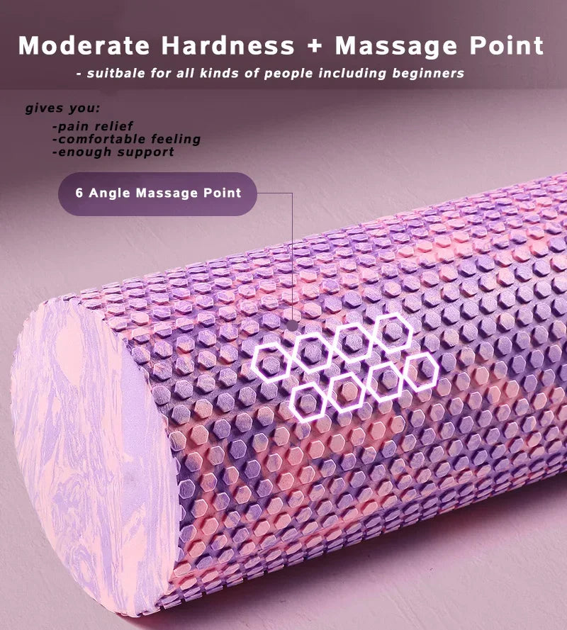 Pilates Foam Roller – EVA Muscle Recovery Roller (15 × 45 cm)